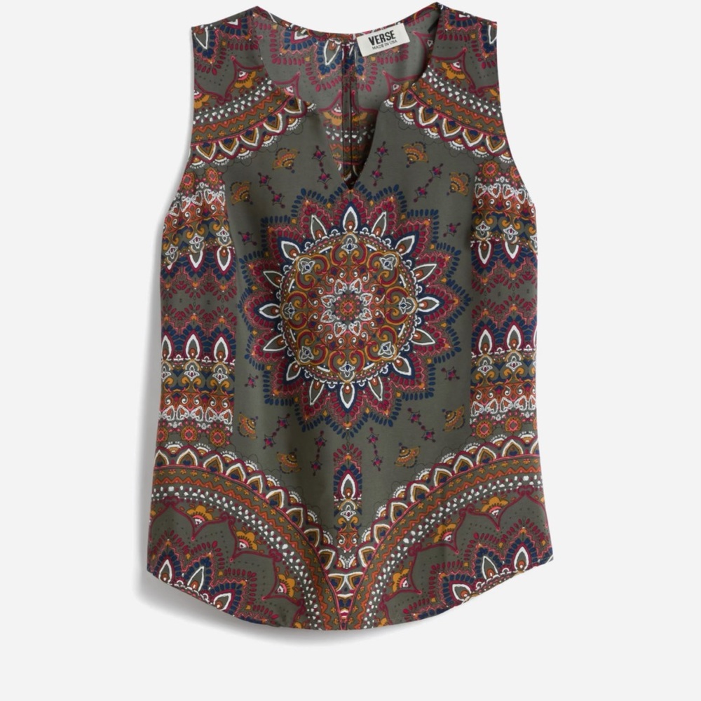 Verse Sleeveless Blouse NWT